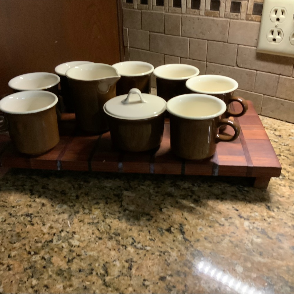 Vintage ceramic coffee cups
